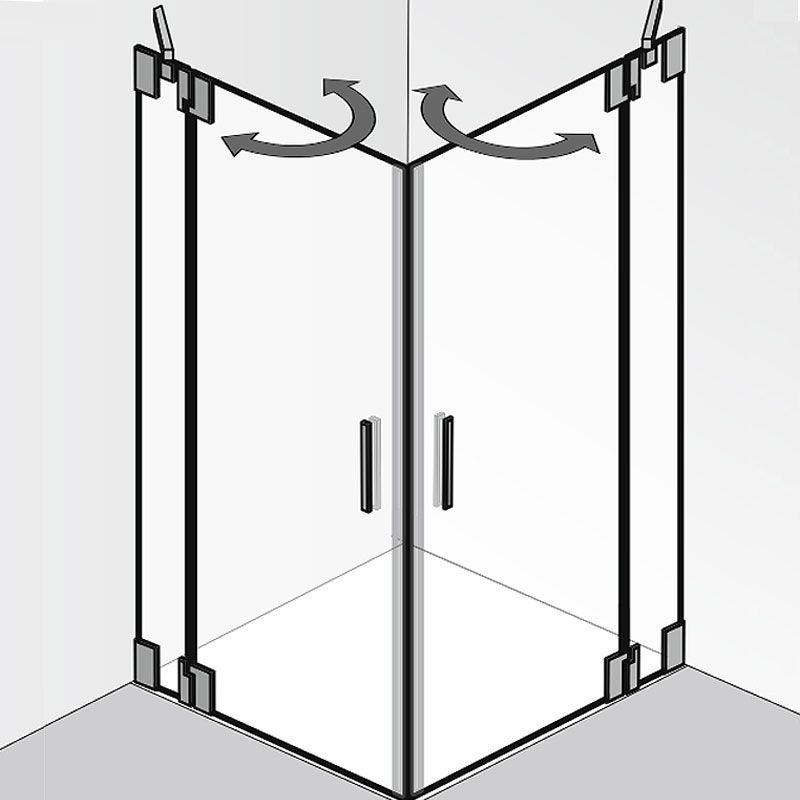 HSK K2 Dusche mit Eckeinstieg