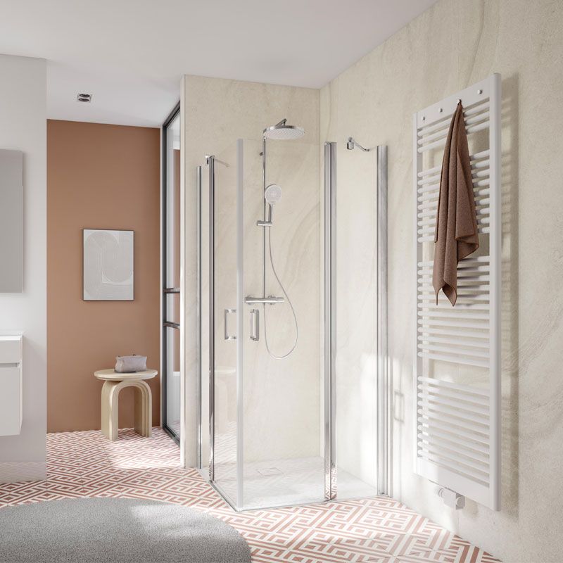 HSK Favorit Nova Dusche mit Eckeinstieg
