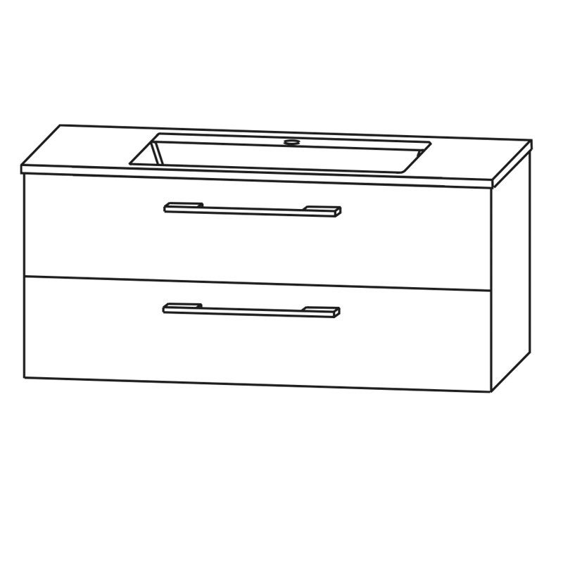 Laguna Spirit Waschtisch mit Unterschrank