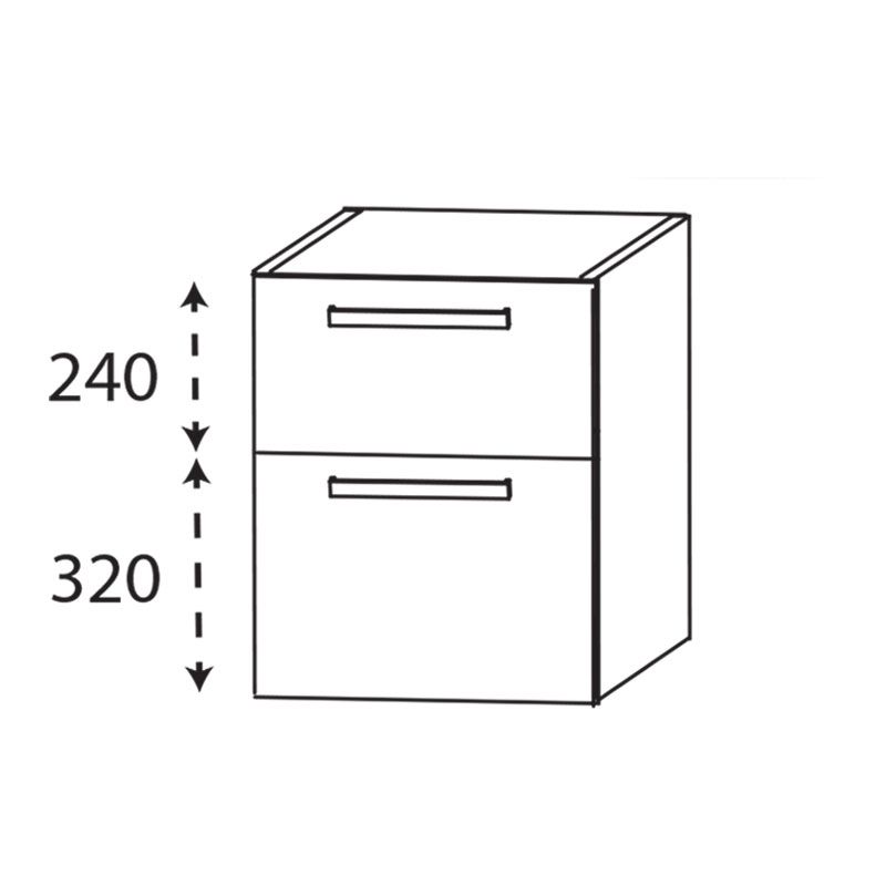 Laguna Platino 2.0 Plattenunterschrank
