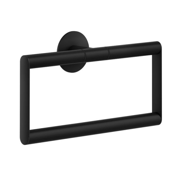 badshop.de Design Handtuchhalter Handtuchring schwarz