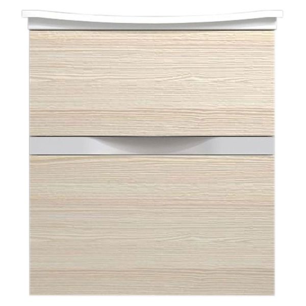 Burgbad Orell Mineralguss-Waschtisch und Unterschrank 58 cm