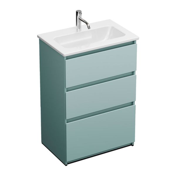 Burgbad LIN20 Waschtisch mit Unterschrank Set 63 cm M42