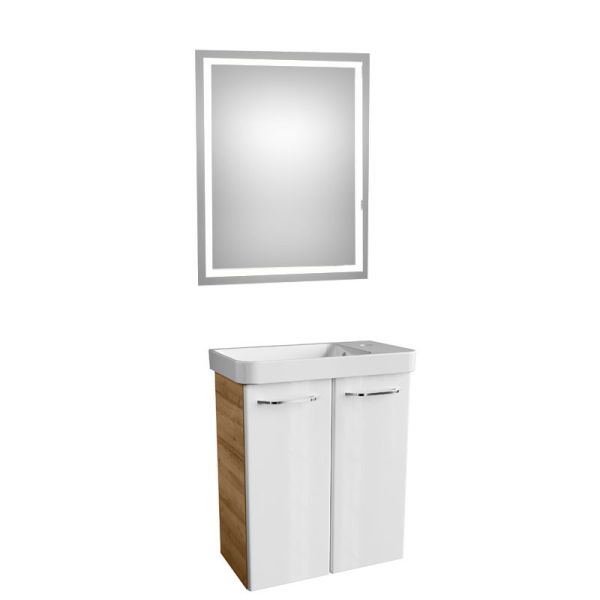 Fackelmann Milano Badmöbel Set 7 / Gäste - 55,5 cm