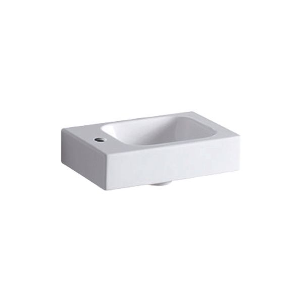 Geberit iCon Waschtisch - Waschbecken Hahnloch, weiß