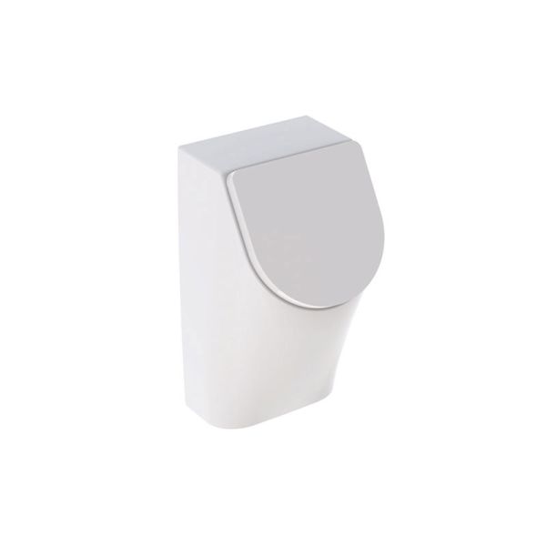 Geberit Renova Plan Urinal Abgang nach hinten, weiß, KeraTect