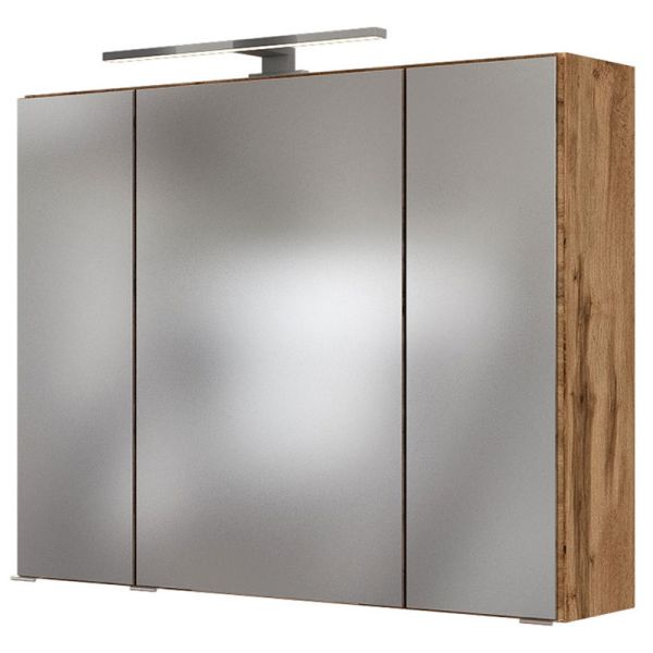 Held Möbel Helsinki 3D Spiegelschrank 80 cm