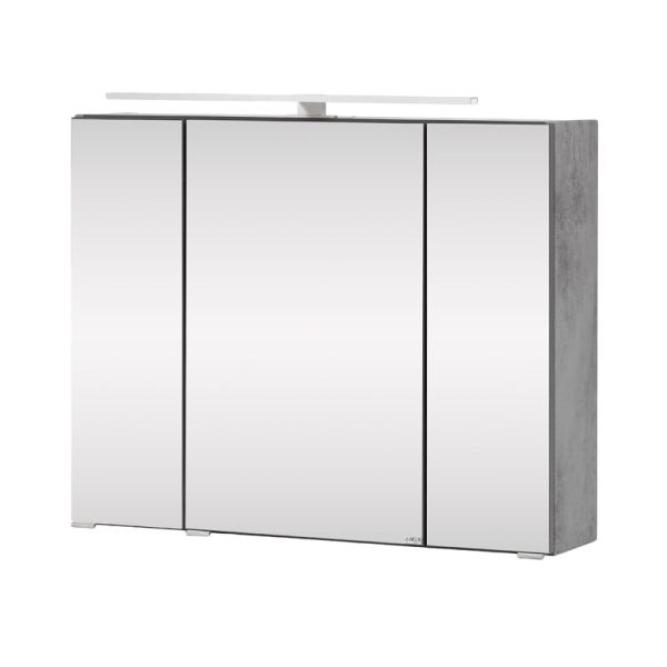 Held Möbel Stockholm Spiegelschrank 3D - 80 cm