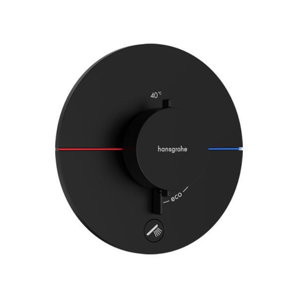 Hansgrohe ShowerSelect Comfort S Thermostat Unterputz in Mattschwarz
