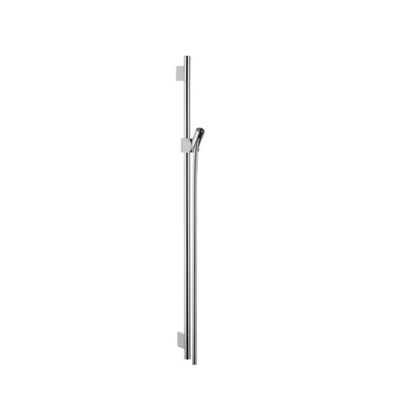 Axor Uno Brausegarnitur mit Wandstange mit Schlauch und Schieber