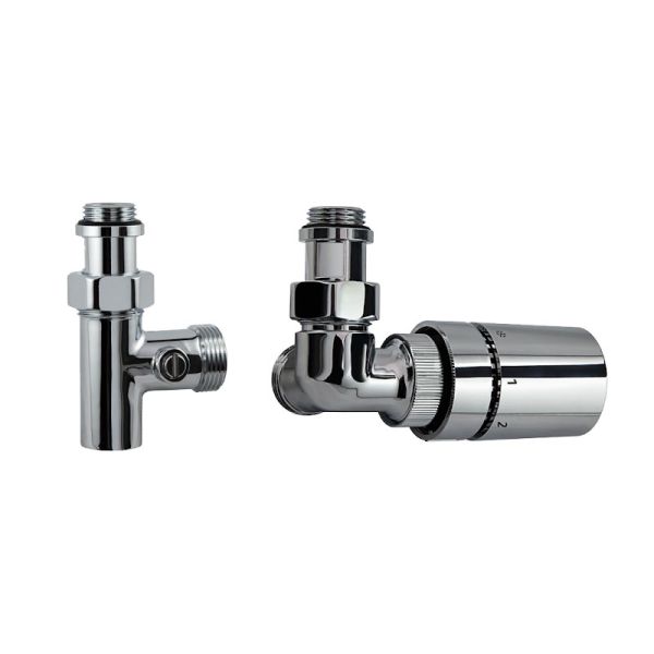 HSK Designheizkörper Montageset / Mischbetrieb Set - Version links