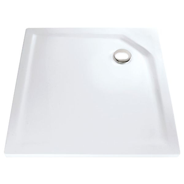 HSK Duschwanne Quadrat-Duschwanne 100x100, superflach, Acryl