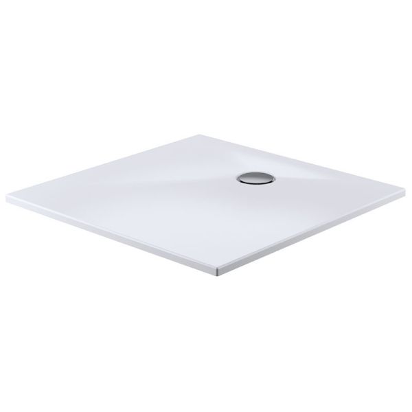 HSK Duschwanne Quadrat-Duschwanne 100x100 - Plan, Marmor-Polymer