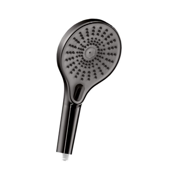 HSK Shower und Co Designhandbrause AquaXPro rund Gunmetal gebürstet