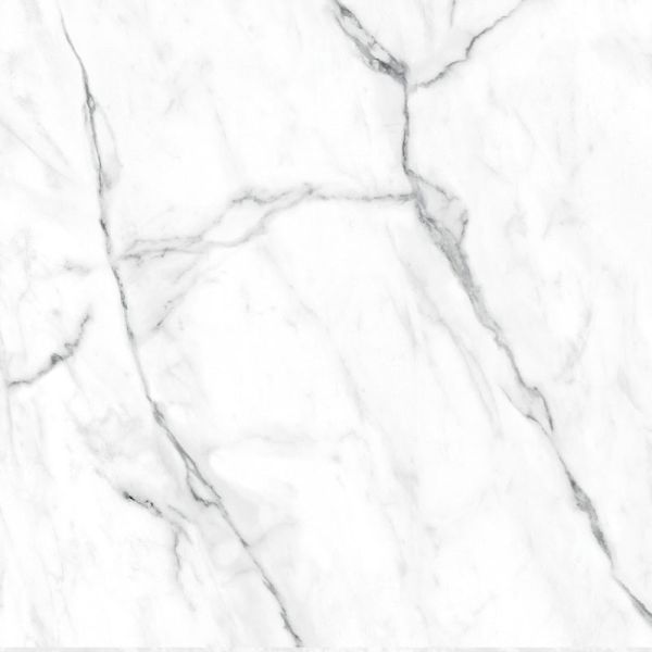 HSK Renodeco Muster Wandverkleidung Hochglanz, Marmor, Carrara-Weiß
