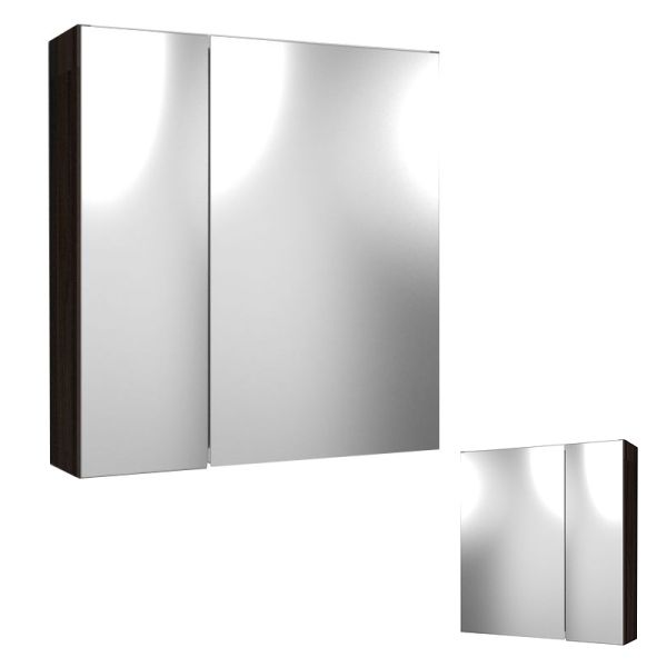 Laguna Spiegelschränke Spiegelschrank - 90 cm, Profilansicht