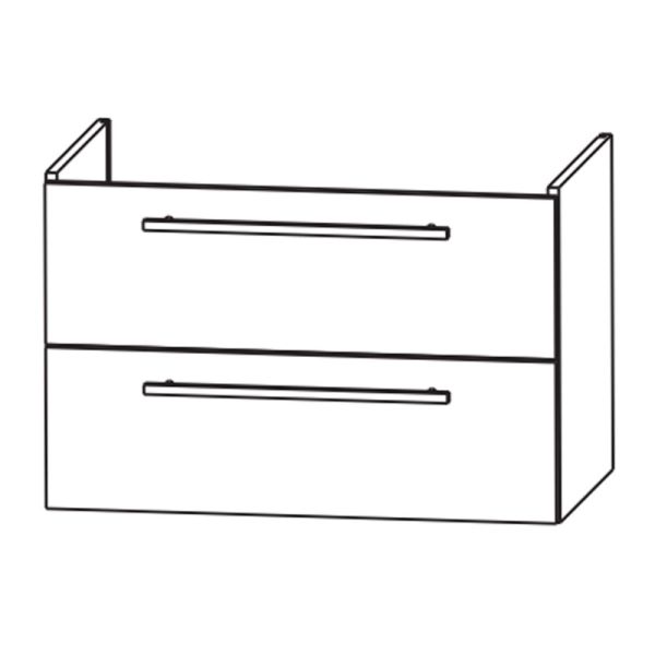 Laguna Waschtischunterschrank 71 cm Skizze