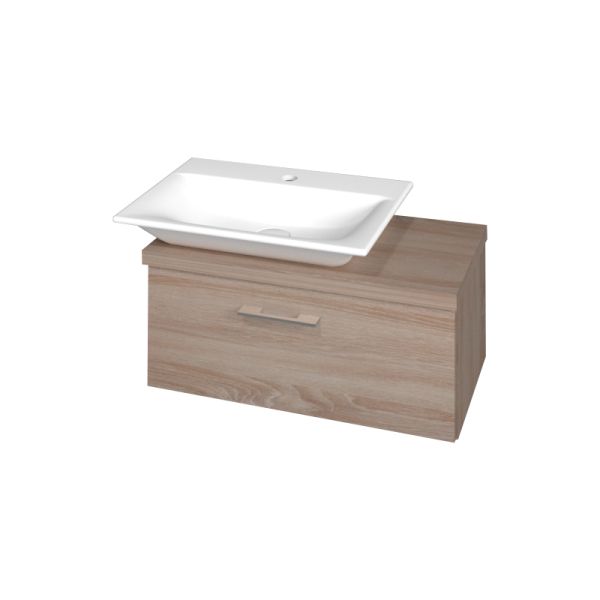 Laguna Platino 2.0 Waschtisch mit Unterschrank - 65,3 cm - Gästebad
