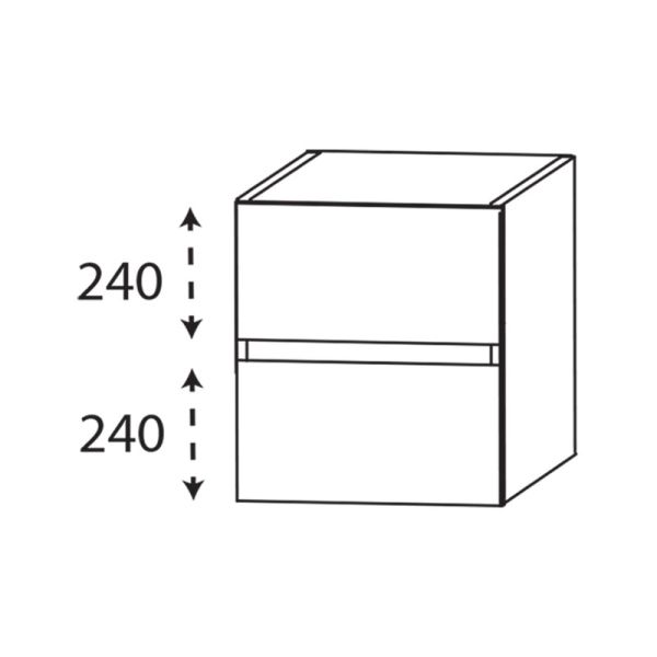 Laguna Platino 2.0 Plattenunterschrank - 70 cm Skizze
