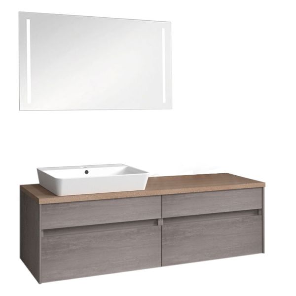 Laguna Pronto Badmöbel Set - 142 cm