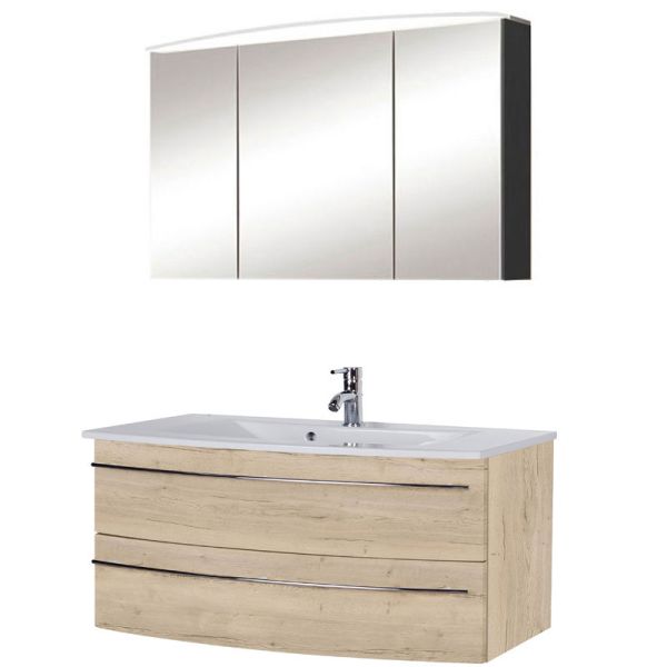 Marlin Bad 3040 - CITYplus Badmöbel Set 31 - 121 cm