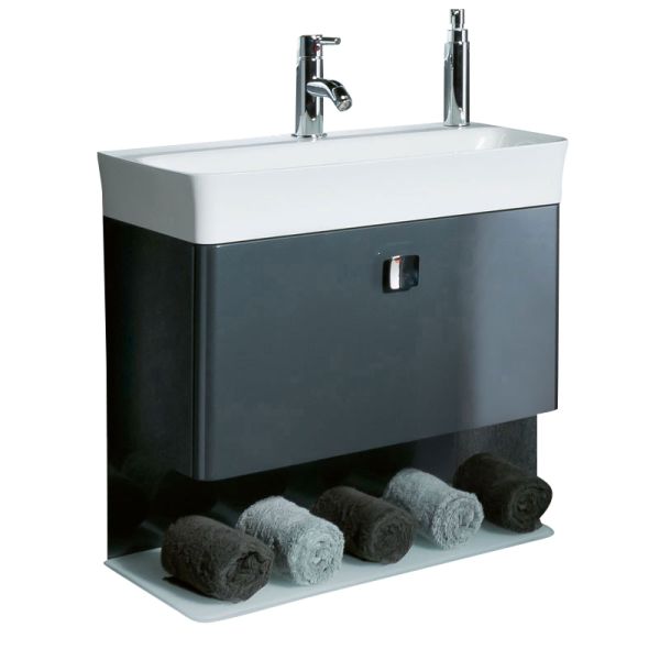 Marlin Gästebad 3010.2 Waschtisch mit Unterschrank Set 60 cm