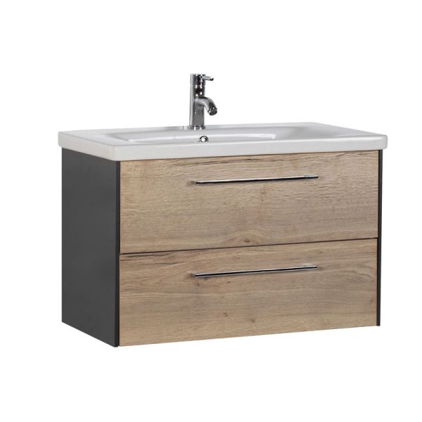 Marlin Bad 3400 Waschtisch mit Unterschrank - 80 cm
