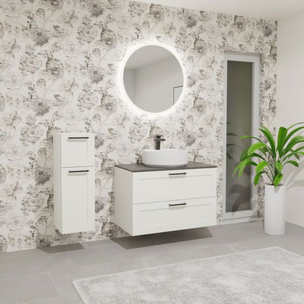 Nobilia Country Badmöbel Set 17 - 90 cm Ambientebild