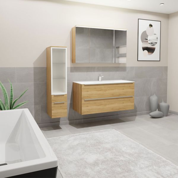 Nobilia Valea Badmöbel Set 15 - 120 cm Ambientebild