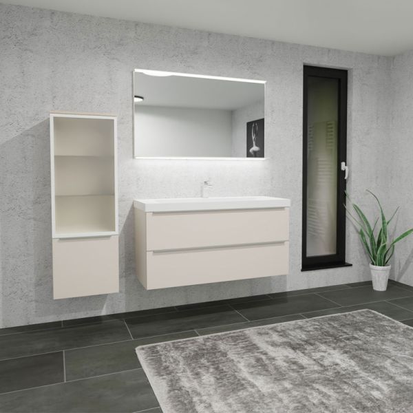 Nobilia Nio Badmöbel Set 15 - 121 cm Ambientebild