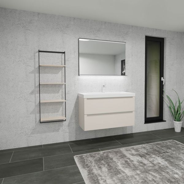 Nobilia Nio Waschtisch mit Unterschrank Set 6 - 101 cm Ambientebild