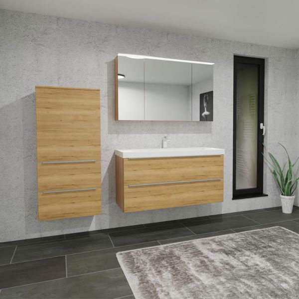 Nobilia Nio Waschtisch mit Unterschrank Set 8 - 121 cm Ambientebild