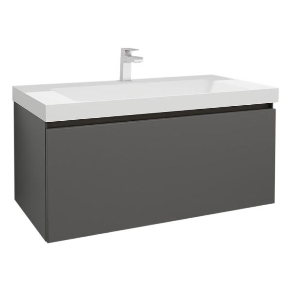 Nobilia Nio Line N Waschtisch mit Unterschrank Set 5 - 101 cm