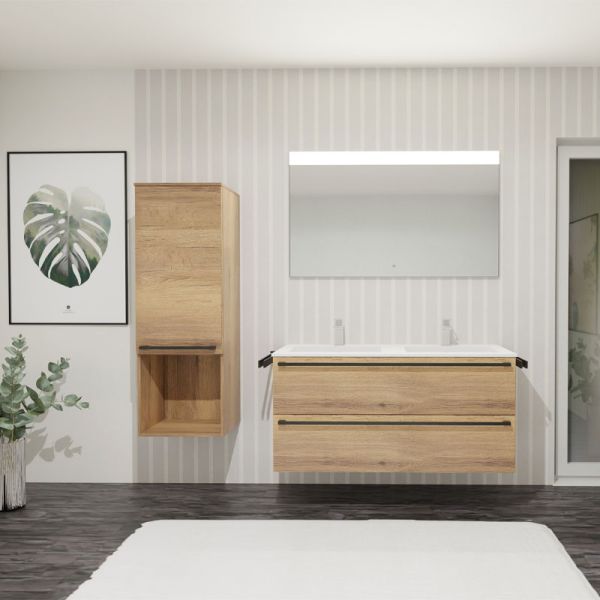 Nobilia Juna Badmöbel Set 12 - 121 cm Ambientebild