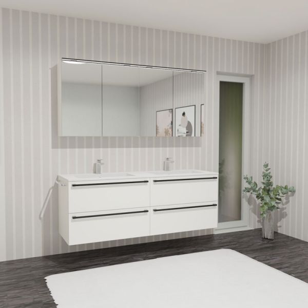 Nobilia Juna Badmöbel Set 13 - 161 cm Ambientebild