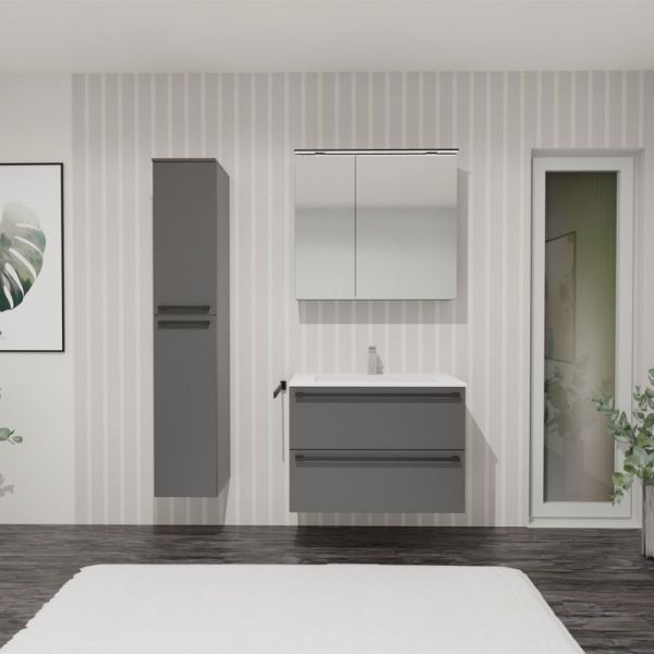 Nobilia Juna Badmöbel Set 5 - 81 cm Ambientebild