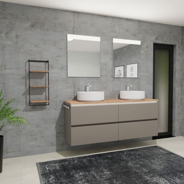 Nobilia Ella Line N Badmöbel Set 61 - 160 cm Ambiente