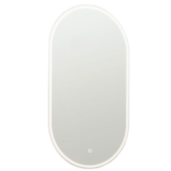 Puris Kera Plan Badspiegel oval - 50 cm