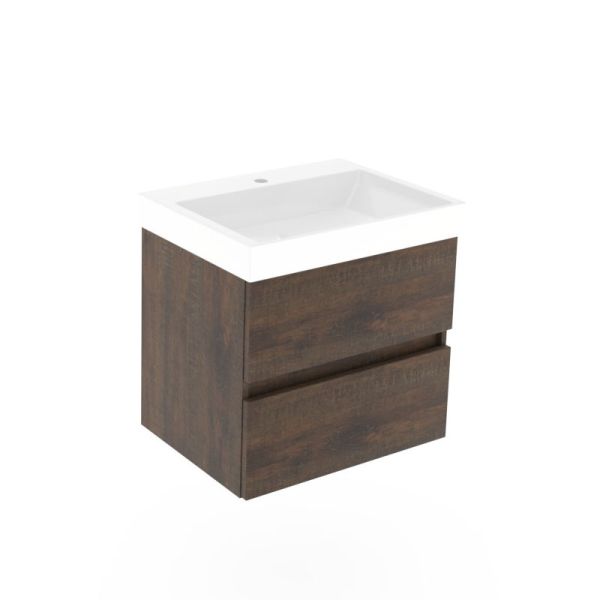 Puris Kera Plan Waschtisch mit Unterschrank - 62 cm