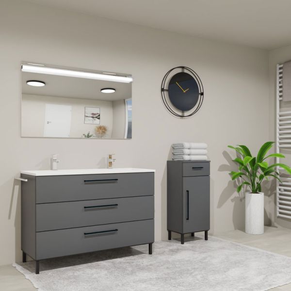 Puris Quada Badmöbel Set 4-1, 122 cm Ambiente