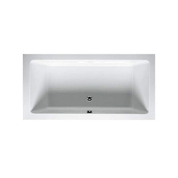 Riho Rechteck-Badewanne Lusso - Acryl - 180 x 80 cm, Farbe: Weiß
