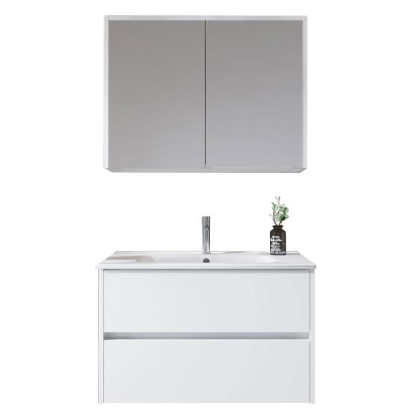 Riho Porto Square Badmöbel Set 8 - 81 cm Alte Eiche