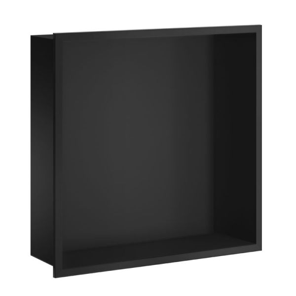 Smedbo SIDELINE Wandnische zum Einbau im Duschbereich zur Wandmontage, schwarz