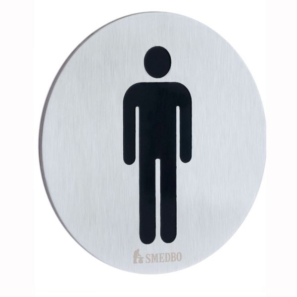 Smedbo XTRA WC Schild Herren