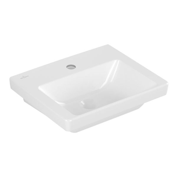 Villeroy und Boch Subway 3.0 Wandwaschtisch - 45 cm, mit Hahnloch,
