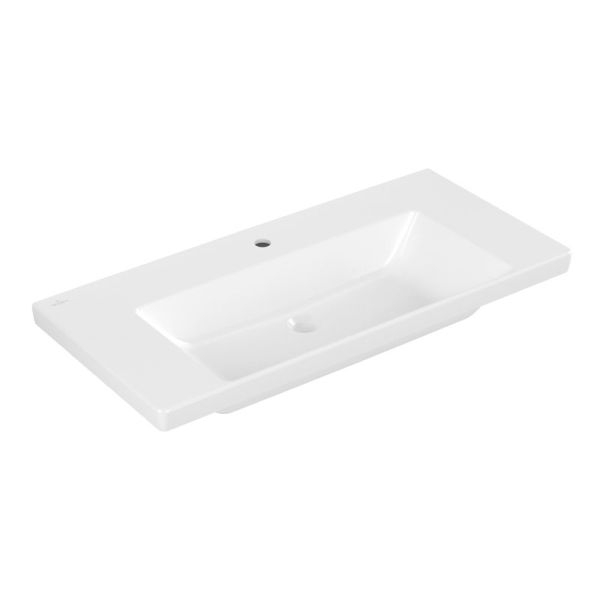 Villeroy und Boch Subway 3.0 Waschtisch 100 cm, Hahnloch, ohne Überlauf