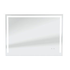 Ausführung Flächenspiegel: 100 cm - LED-Beleuchtung inkl. Touchsensor, 30 Watt, 5700 K