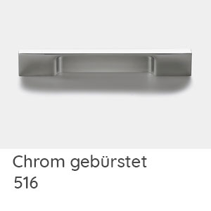 Griffvariante: Griff chrom gebürstet
