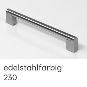 Griffvariante: Griff edelstahlfarbig