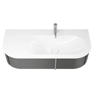 Ausführung Waschtisch mit Unterschrank: Beckenmulde rechts